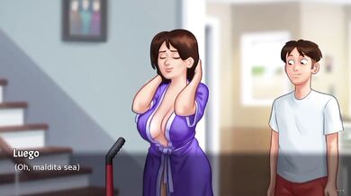 Fucking the huge milf ass in summertime saga
