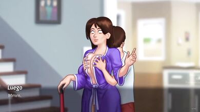 Fucking the huge milf ass in summertime saga