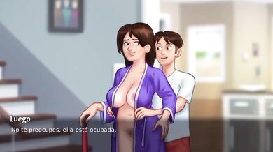 Fucking the huge milf ass in summertime saga