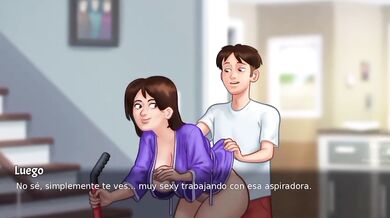 Fucking the huge milf ass in summertime saga