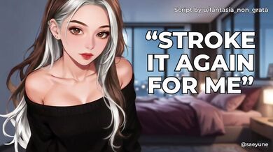 Your girlfriend caught you jerking off dirty talk roleplay ASMR