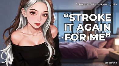 Your girlfriend caught you jerking off dirty talk roleplay ASMR