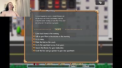 Gaming dude gets owned by that monster cock while her jugs jiggle and leak cum