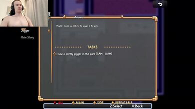 Gaming dude gets owned by that monster cock while her jugs jiggle and leak cum