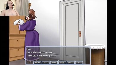 Gaming dude gets owned by that monster cock while her jugs jiggle and leak cum
