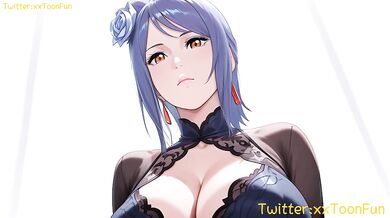 Konan destroyed by Naruto hentai animation raw blowjob tits job cumshot