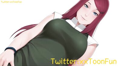 Kushina Uzumaki ruined rough white hentai blowjob by ToonFun