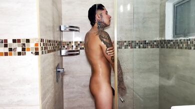 Friend caught me in shower now hes fucking my tight pussy raw