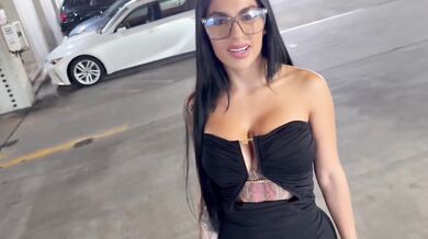 Latina office slut gets throat fucked by her boss rough big booty backshots