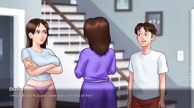 Summertime Saga 20 raw big tits hentai cartoon stepmom stepsis visual novel