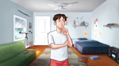 Summertime Saga 20 raw big tits hentai cartoon stepmom stepsis visual novel