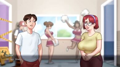 Summertime Saga 20 raw big tits hentai cartoon stepmom stepsis visual novel