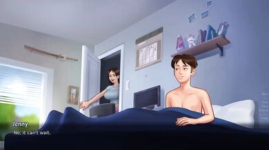 Summertime Saga 16 destroys big tits MILF stepmom and stepsis raw hentai game