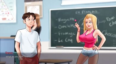 Summertime saga part 15 stepsis big tits hentai cartoon milked