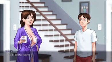 Summertime saga part 15 stepsis big tits hentai cartoon milked