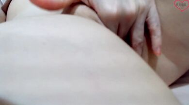 Wet moaning climax ruined hard nipple play spotted in HD