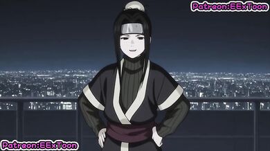 Naruto anime haku rough blowjob big tits cumshot hentai