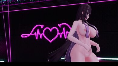 Thicc elf vtuber strips naked to conqueror hentai mmd twerk