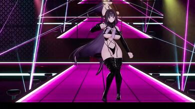 Thicc elf vtuber strips naked to conqueror hentai mmd twerk