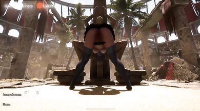 Shy Blonde Gets Her Anal Destroyed By A Big Dick In 3D Ruins