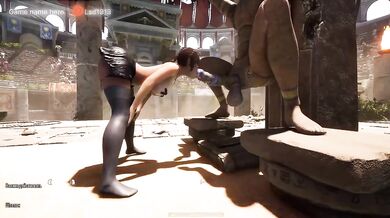 Shy Blonde Gets Her Anal Destroyed By A Big Dick In 3D Ruins