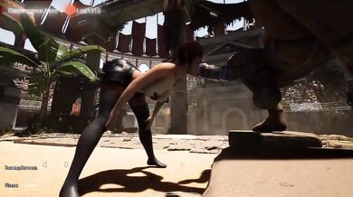 Shy Blonde Gets Her Anal Destroyed By A Big Dick In 3D Ruins