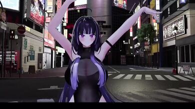 Elf VTuber gets destroyed in hot Kpop anime cosplay Hentai MMD