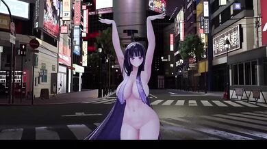 Elf VTuber gets destroyed in hot Kpop anime cosplay Hentai MMD