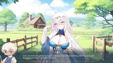 Goddess gives divine blow job in erotic card battler game Hentai