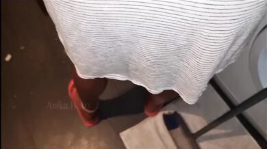 StepSister's Nightdress Kitchen Show Steamy POV Big Ass Bubble Butt Bending Over