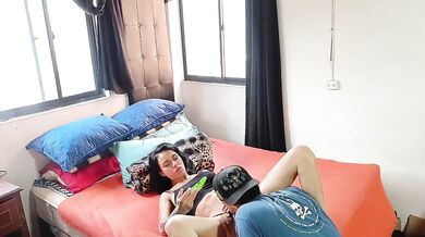 Fucking a Colombian milf with a big ass and huge tits raw