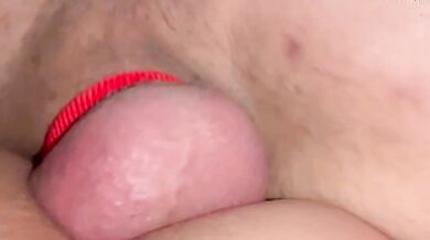 Stepsis stretches her leggings raw anal creampie no time to strip PART 2