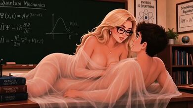 My blonde teacher ruined me I fucked her big tits in cartoon hentai
