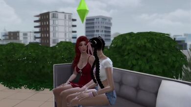 Red-haired stepsis destroys Asian sister while no one's home