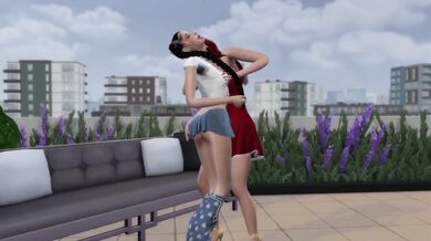 Red-haired stepsis destroys Asian sister while no one's home