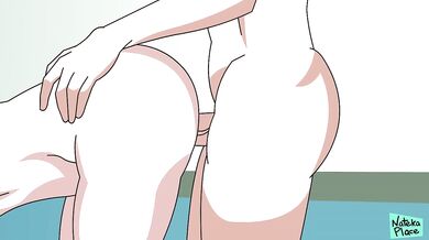 Nano Eiai gets abused by all 100 girlfriends in brutal parody hentai