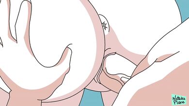 Nano Eiai gets abused by all 100 girlfriends in brutal parody hentai