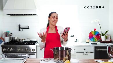 Strawberry cinna rolls making cum mess