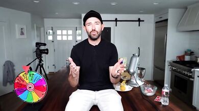 Strawberry cinna rolls making cum mess