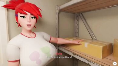 Siera's big ass milf takes a huge dick in mansiondays game play