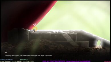Giantess squishes him stucked to her feet and boobs