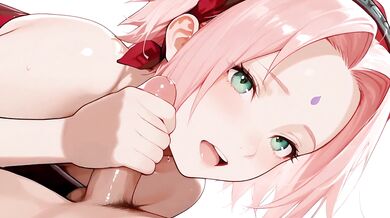 Sakura Haruno gets choked raw by your filthy hands let me jerk you off