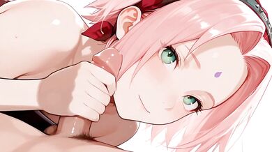 Sakura Haruno gets choked raw by your filthy hands let me jerk you off