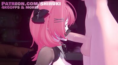 Remielle gets Belle’s throat wrecked raw futanari hentai