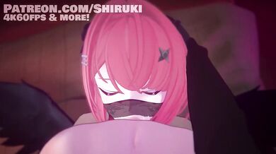 Remielle gets Belle’s throat wrecked raw futanari hentai