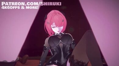 Remielle gets Belle’s throat wrecked raw futanari hentai