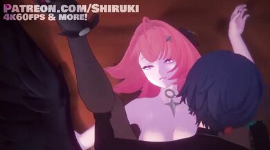 Remielle gets Belle’s throat wrecked raw futanari hentai