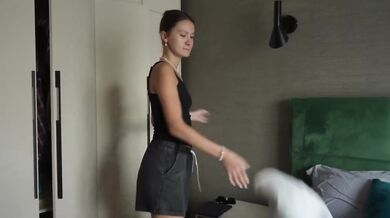 My stepsister climbed in the shower with me now I have to fuck her big ass deep