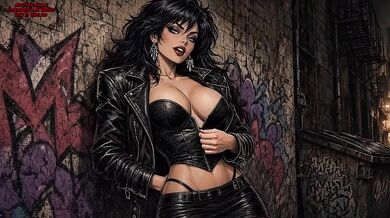 Rock On Two stripped down in the dark alley