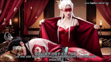 Blindfolded silver hair beauty gets brutal masked anal cumshot in mouth